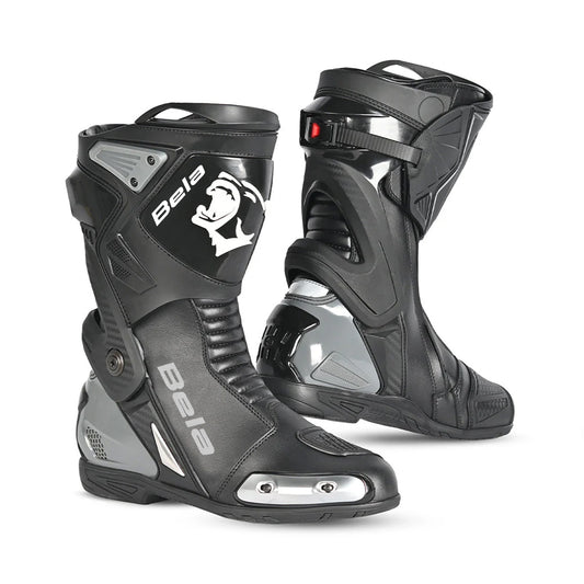 Bota de moto Bela Turbo Track Racing - Gris negro – Yamoto.it