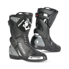 BELA STIVALI MOTO CORSA TURBO TRACK NERO GRIGIO 