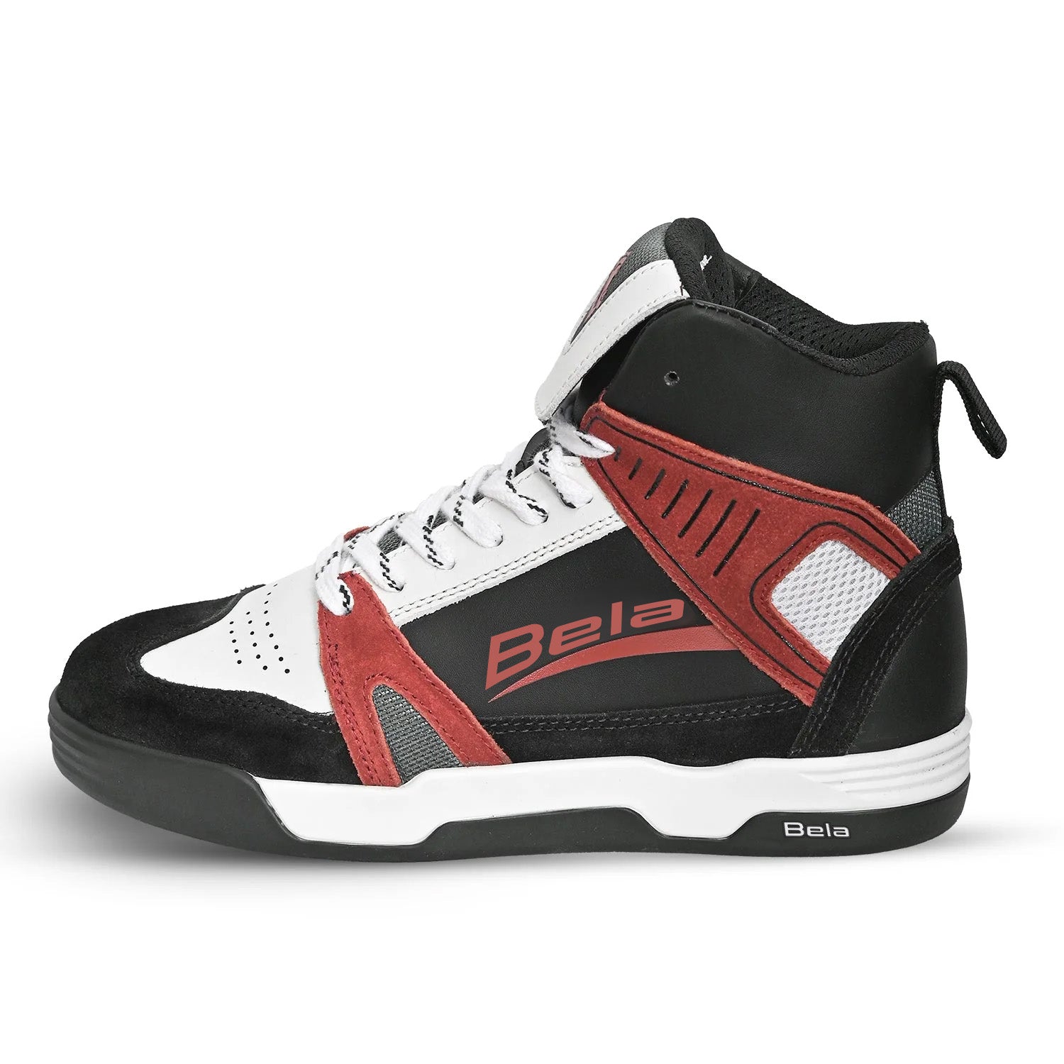 BELA STIVALI ROVER URBAN BALNACO NERO ROSSO 