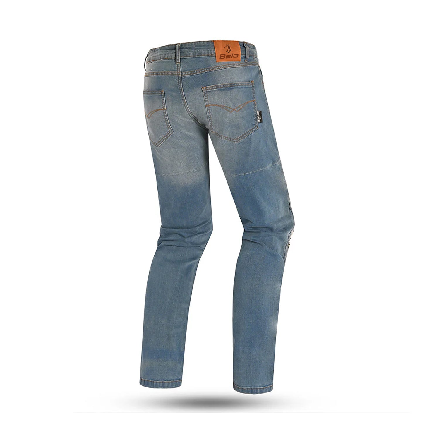 BELA STONE PANTALONI UOMO CAMUFFARE JEANS CHIARO BLU 
