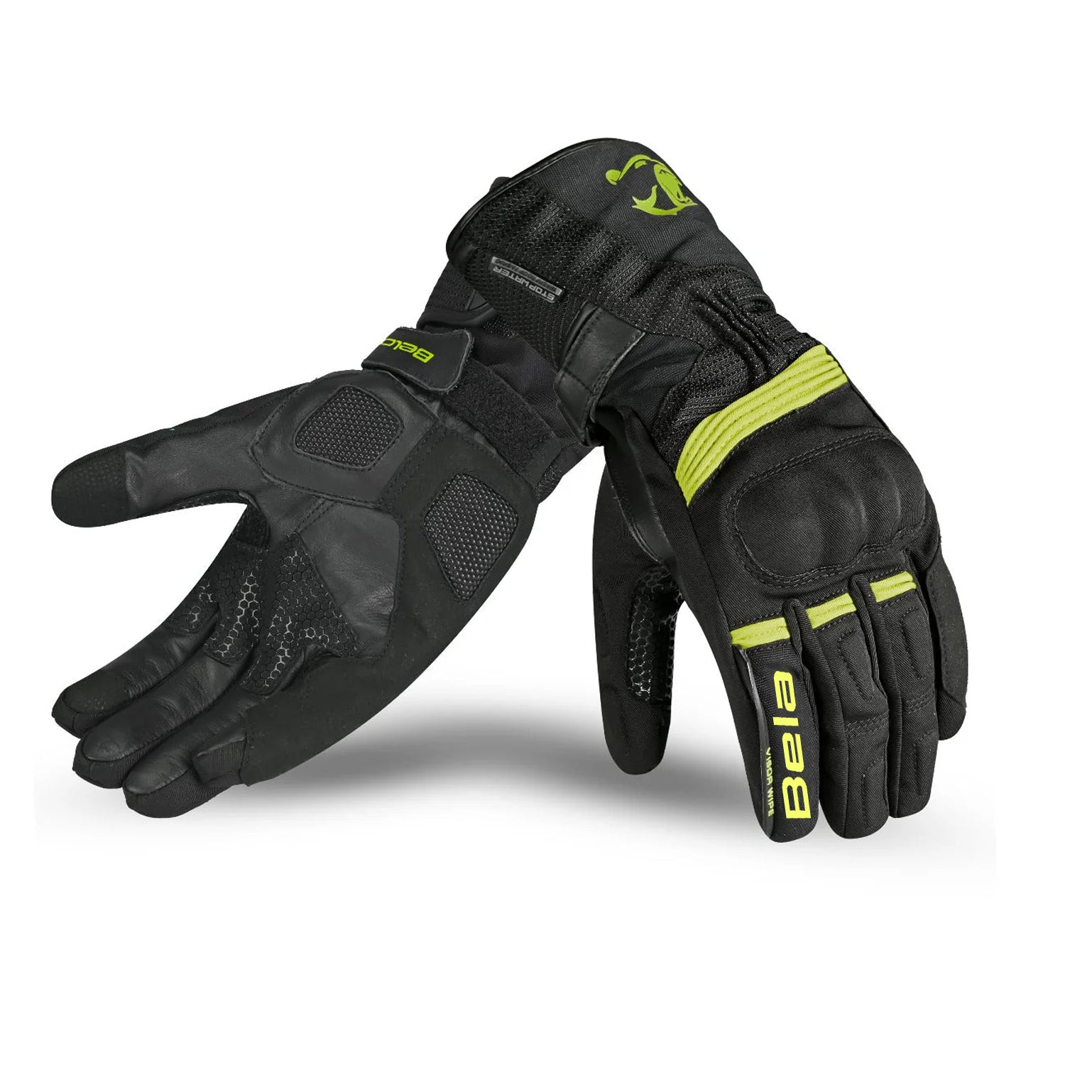 BELA STORM WINTER WP GUANTI NERO/GIALLO FLUO 