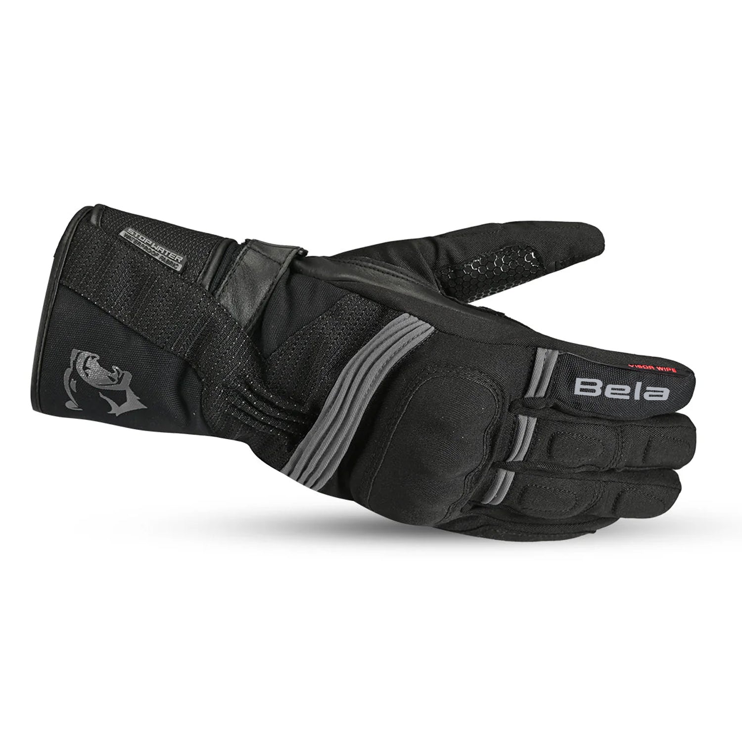 BELA STORM WINTER WP LADY GUANTI TESSILE NERO/GRIGIO 