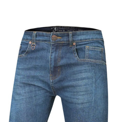 BELA STROKE PANTALONI UOMO JEANS 30L BLU SPRAY 
