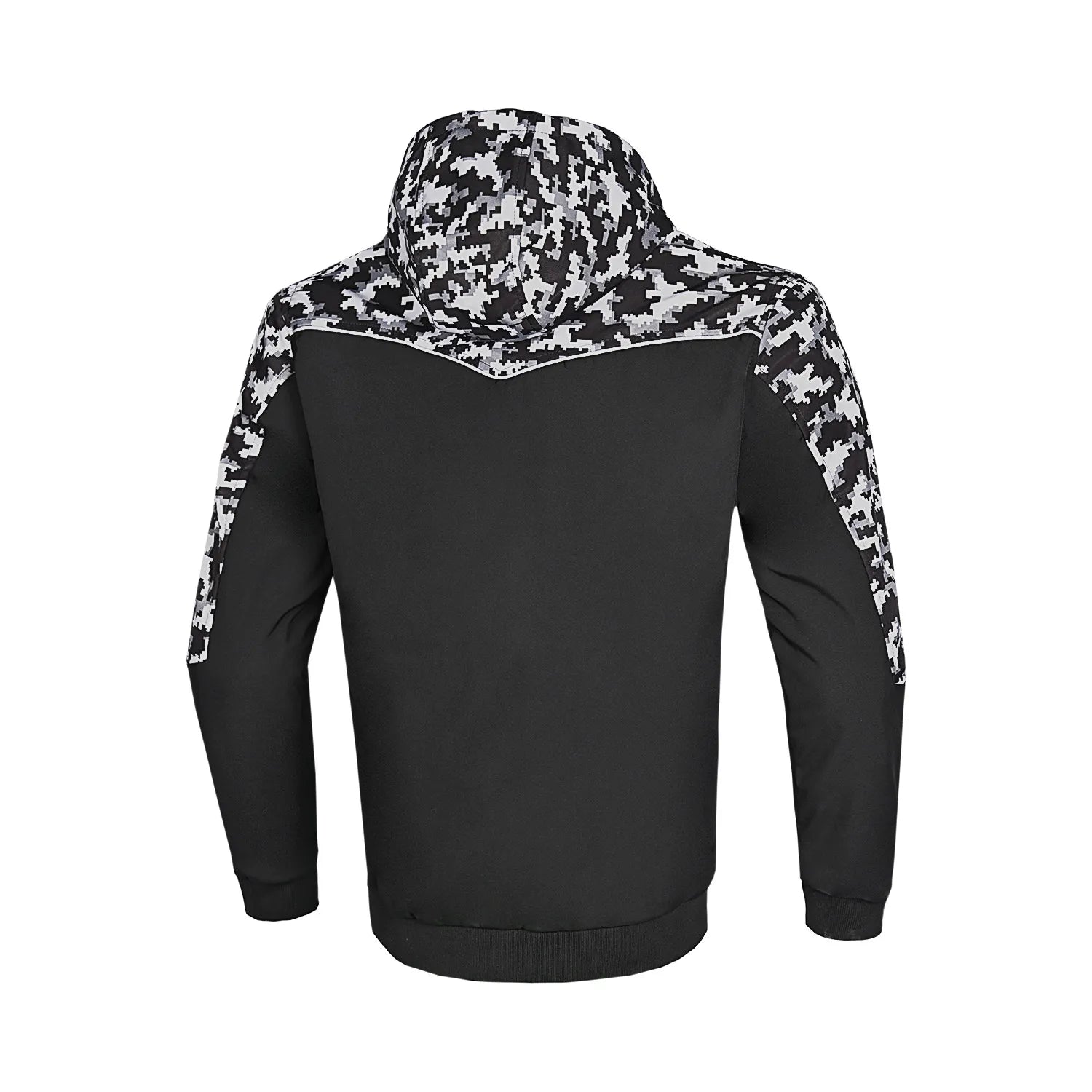 BELA CAMO RUSH HOODIE NERO GRIS OSCURO 