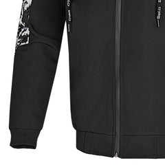 BELA CAMO RUSH HOODIE NERO GRIS OSCURO 