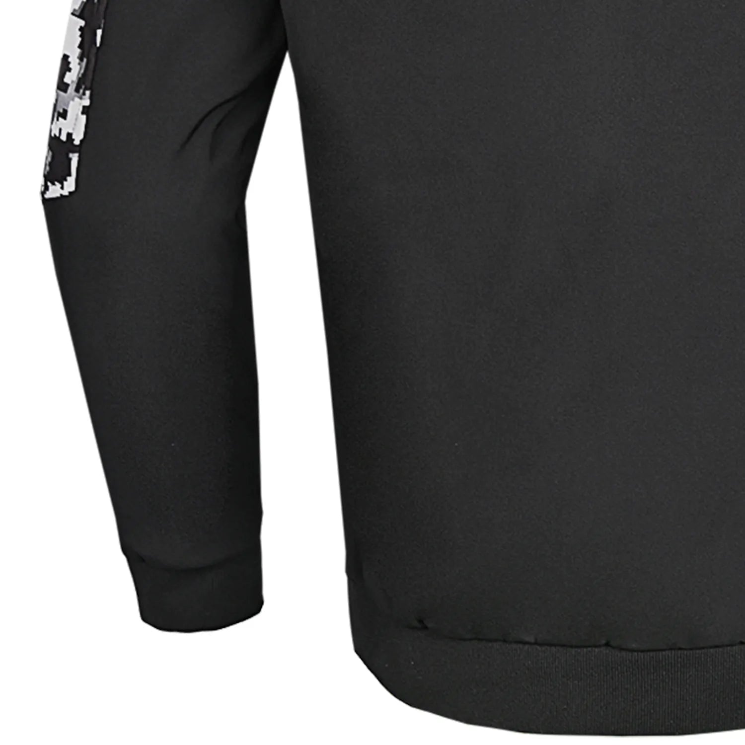 BELA CAMO RUSH HOODIE NERO GRIS OSCURO 