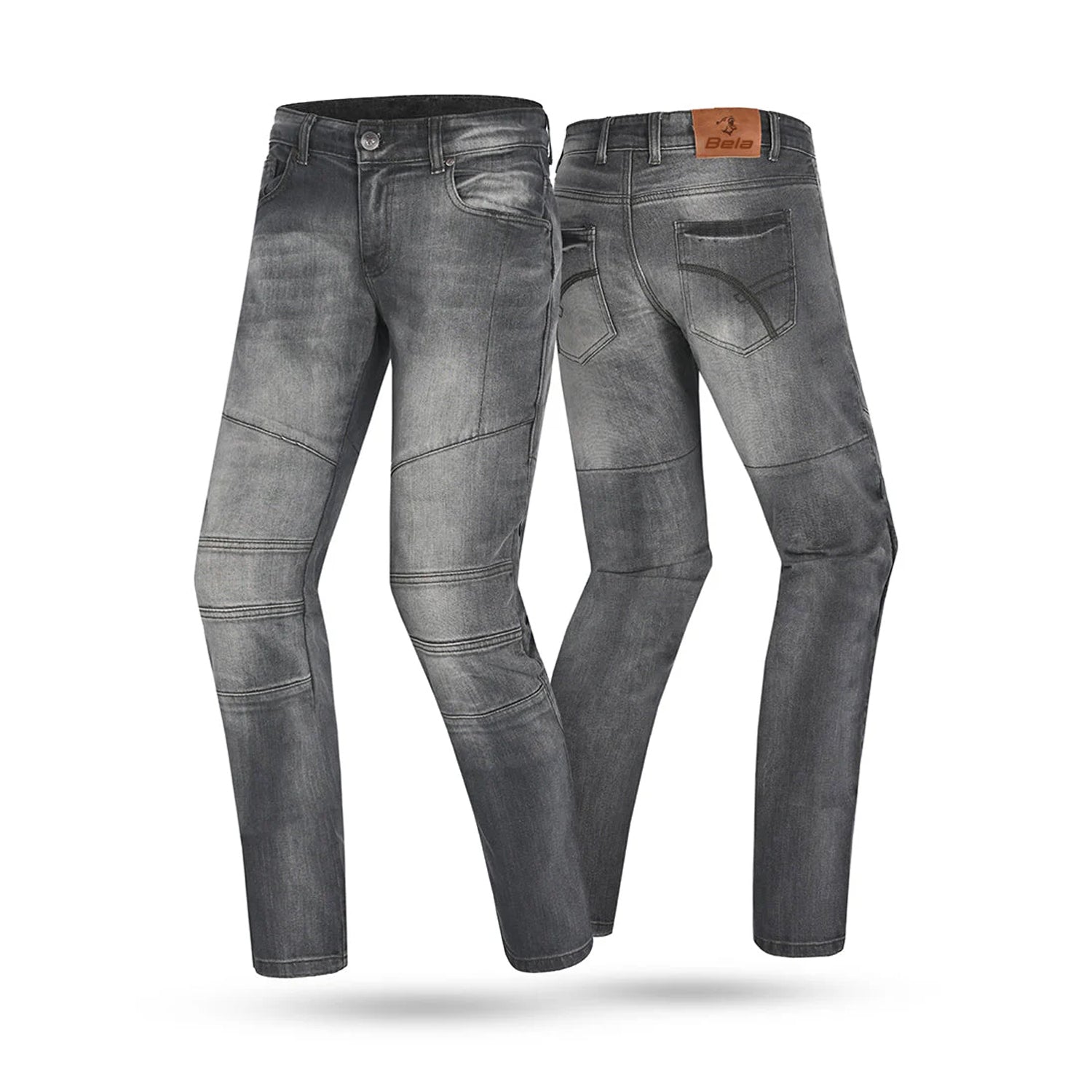 BELA TOM PANTALONI UOMO JEANS CHIARO GRIGIO 