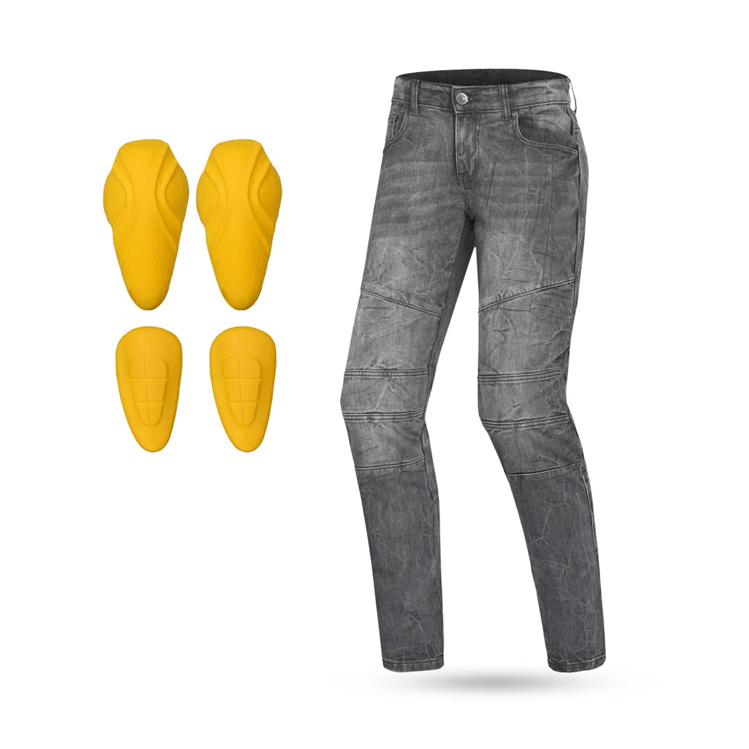 BELA TOM PANTALONI UOMO RIVESTITO CERA JEANS GRIGIO 