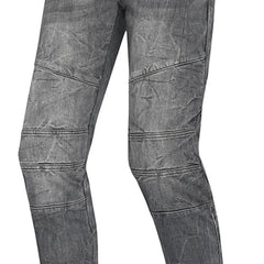 BELA TOM PANTALONI UOMO RIVESTITO CERA JEANS GRIGIO 