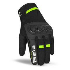 BELA TRACKER 2.0 GUANTI WINTER WP NERO GIALLO FLUO 