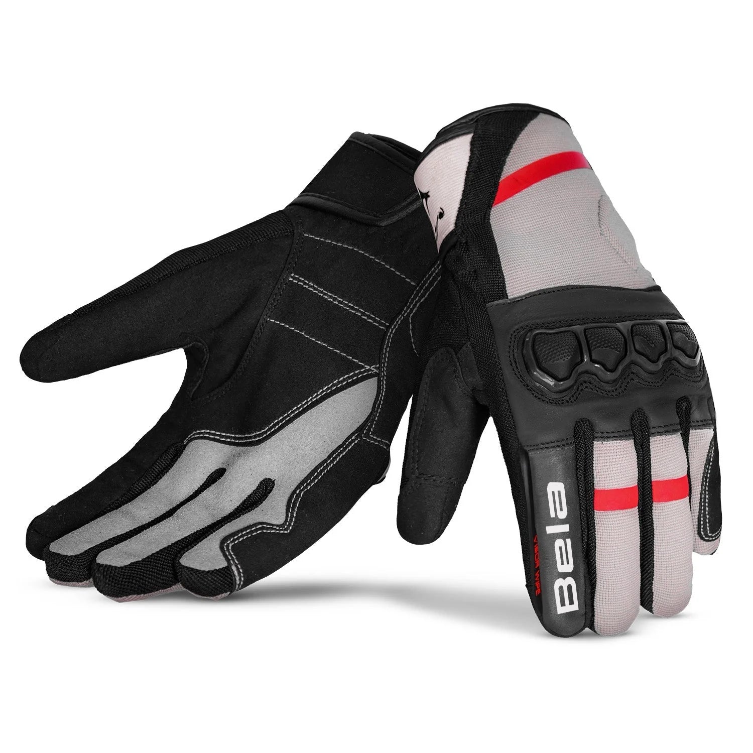 BELA TRACKER GUANTI WINTER WP ICE NERO ROSSO 