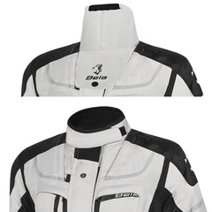 BELA TRANSFORMER GIACCA DI MOTO DONNA GHIACCIO GRIGIO NERO 