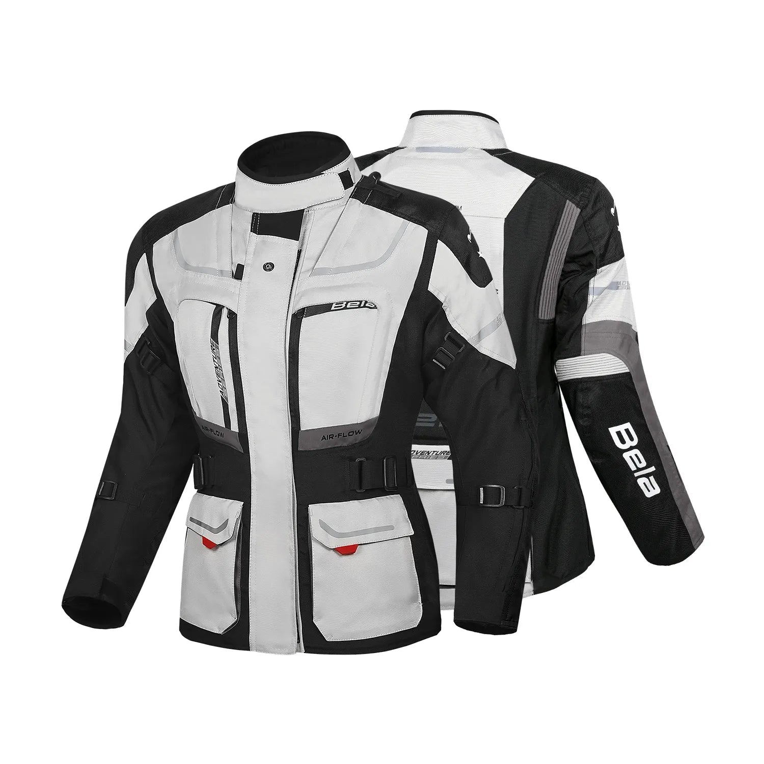 BELA TRANSFORMER GIACCA DI MOTO DONNA GHIACCIO GRIGIO NERO 