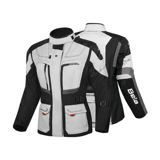 BELA TRANSFORMER GIACCA DI MOTO DONNA GHIACCIO GRIGIO NERO – Yamoto.it