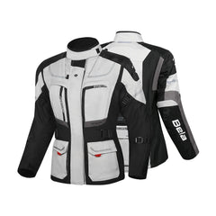 BELA TRANSFORMER GIACCA DI MOTO DONNA GHIACCIO GRIGIO NERO 