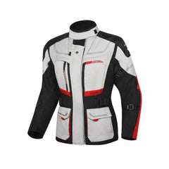 BELA TRANSFORMER GIACCA DI MOTO DONNA GHIACCIO ROSSA NERO 
