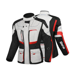 BELA TRANSFORMER GIACCA DI MOTO DONNA GHIACCIO ROSSA NERO 