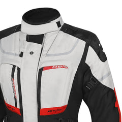 BELA TRANSFORMER GIACCA DI MOTO DONNA GHIACCIO ROSSA NERO 