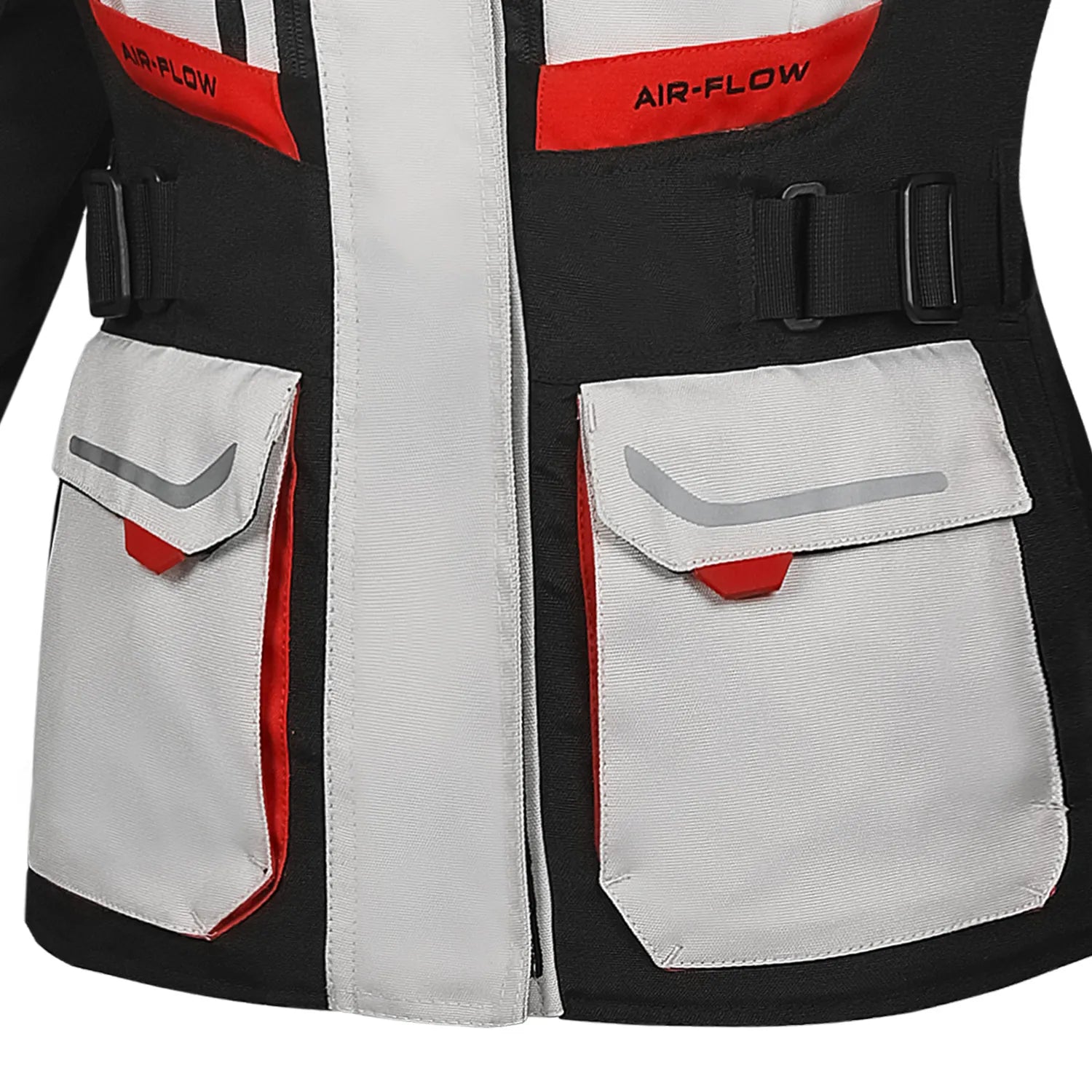 BELA TRANSFORMER GIACCA DI MOTO DONNA GHIACCIO ROSSA NERO 