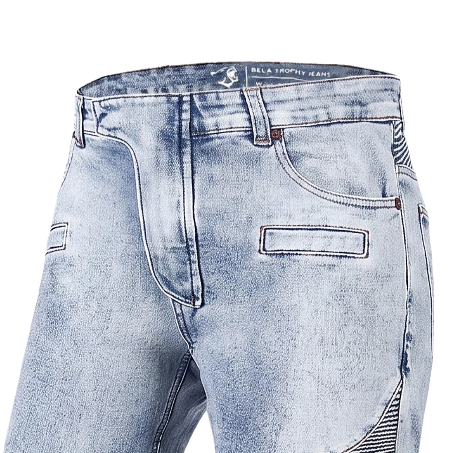 BELA TROPHY JEANS DI MOTO 32L CASUALE BLU 