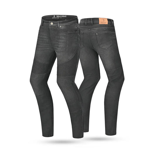 BELA URBAN LADY 30L JEANS DI MOTO DONNA NERO SPRAY – Yamoto.it