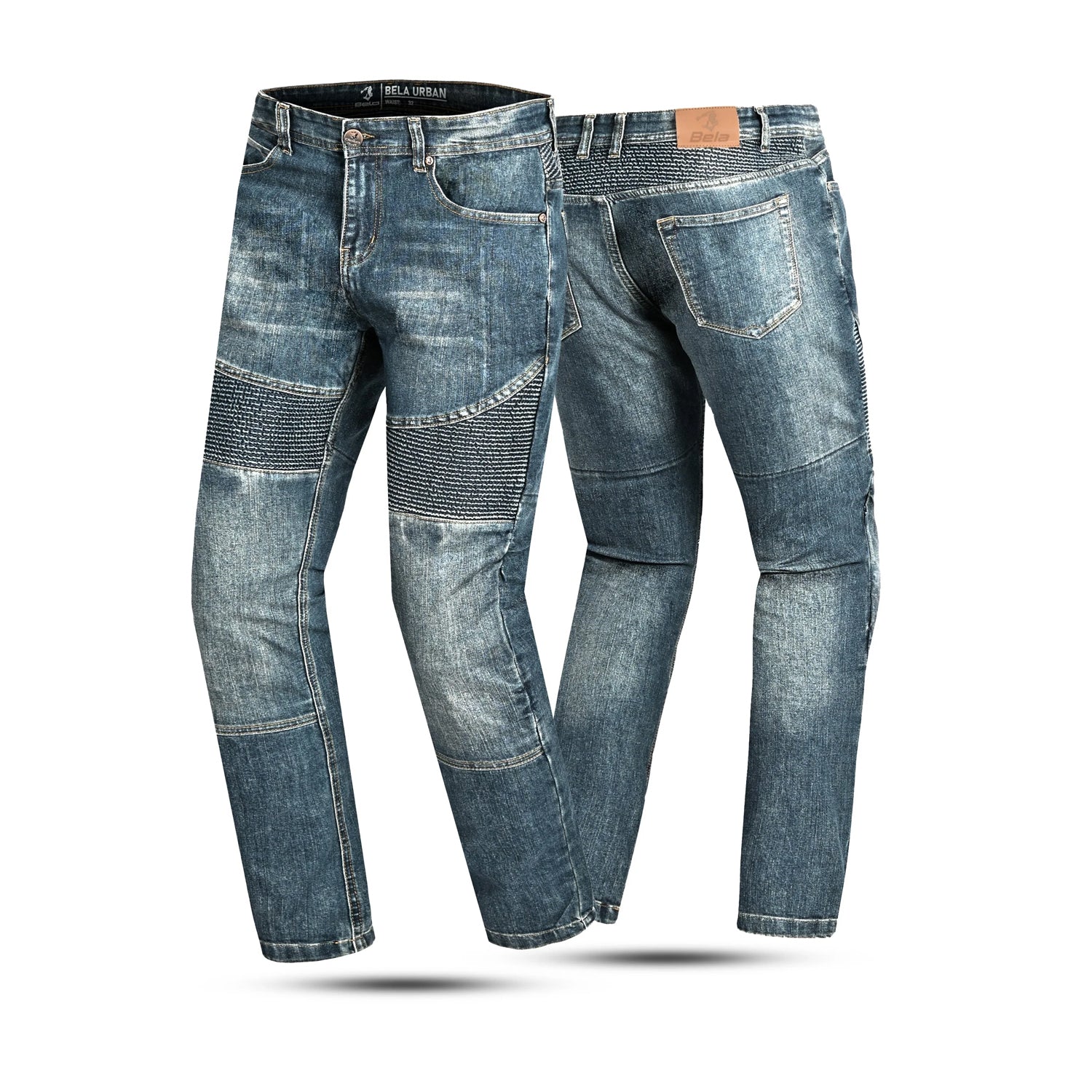 BELA URBAN LADY PANTALONI DONNA JEANS KHAKI TINTA 32L BLU 