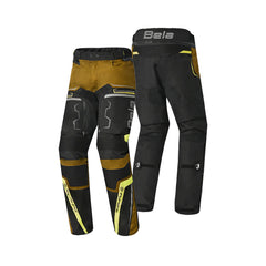 BELA WATSON TESSILE TOURING PANTALONI UOMO FLUOR NERO MARRONE GIALLO BIANCO 
