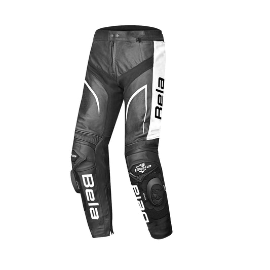 BELA X RACE PANTALONI DONNA IN PELLE NERO/ANTRACITE/BIANCO – Yamoto.it