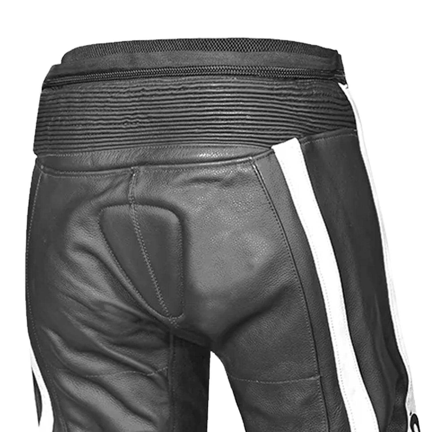 BELA X RACE PELLE PANTALONI UOMO ANTRA NERO BIANCO 