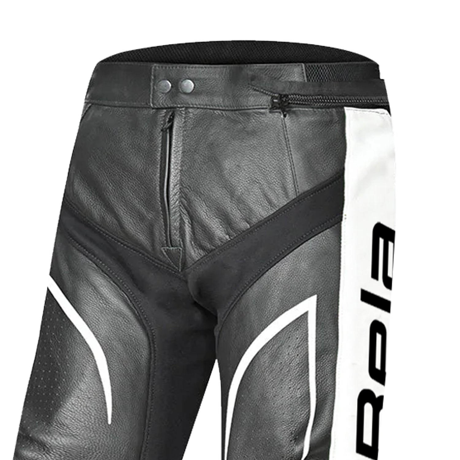 BELA X RACE PELLE PANTALONI UOMO NERO BIANCO VERDE 