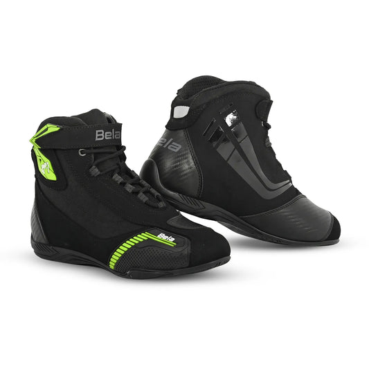 Bela Kiva Boots for Men Black/Yellow  – Yamoto.it