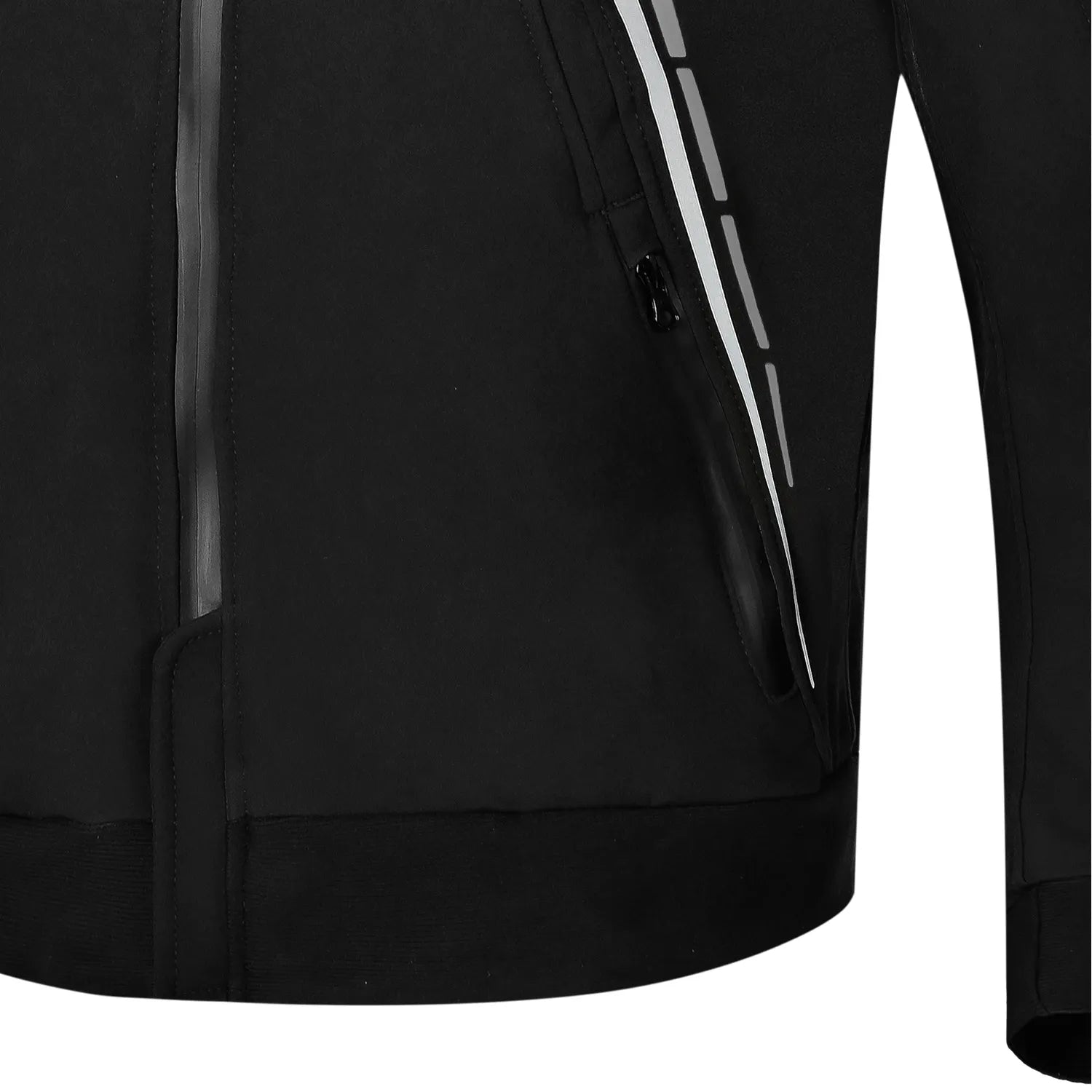 BELA BREEZE GIACCA UOMO SOFTSHELL CAPPUCCIO REMOVIBILE NERO/GRIGIO 