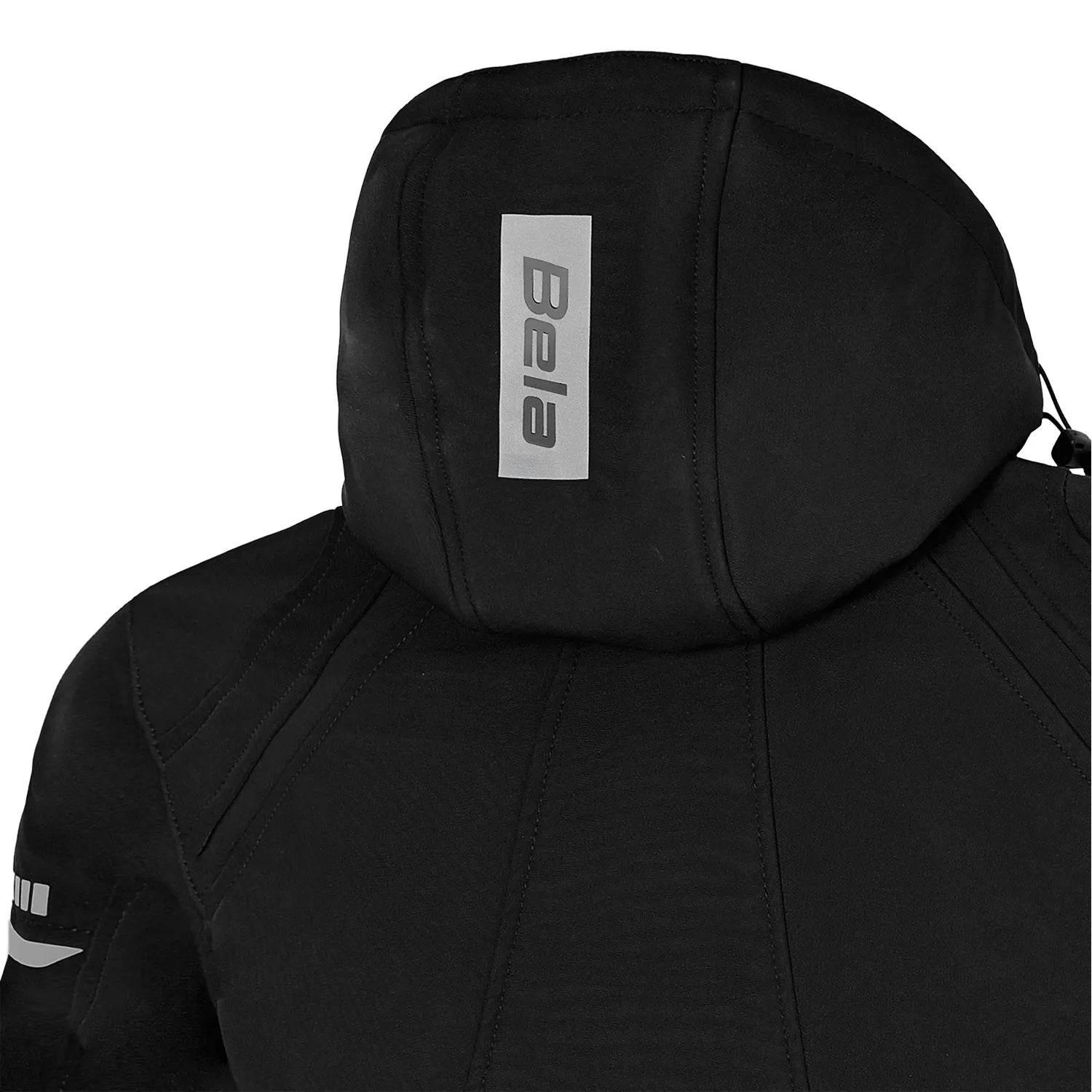 BELA BREEZE GIACCA UOMO SOFTSHELL CAPPUCCIO REMOVIBILE NERO/GRIGIO 
