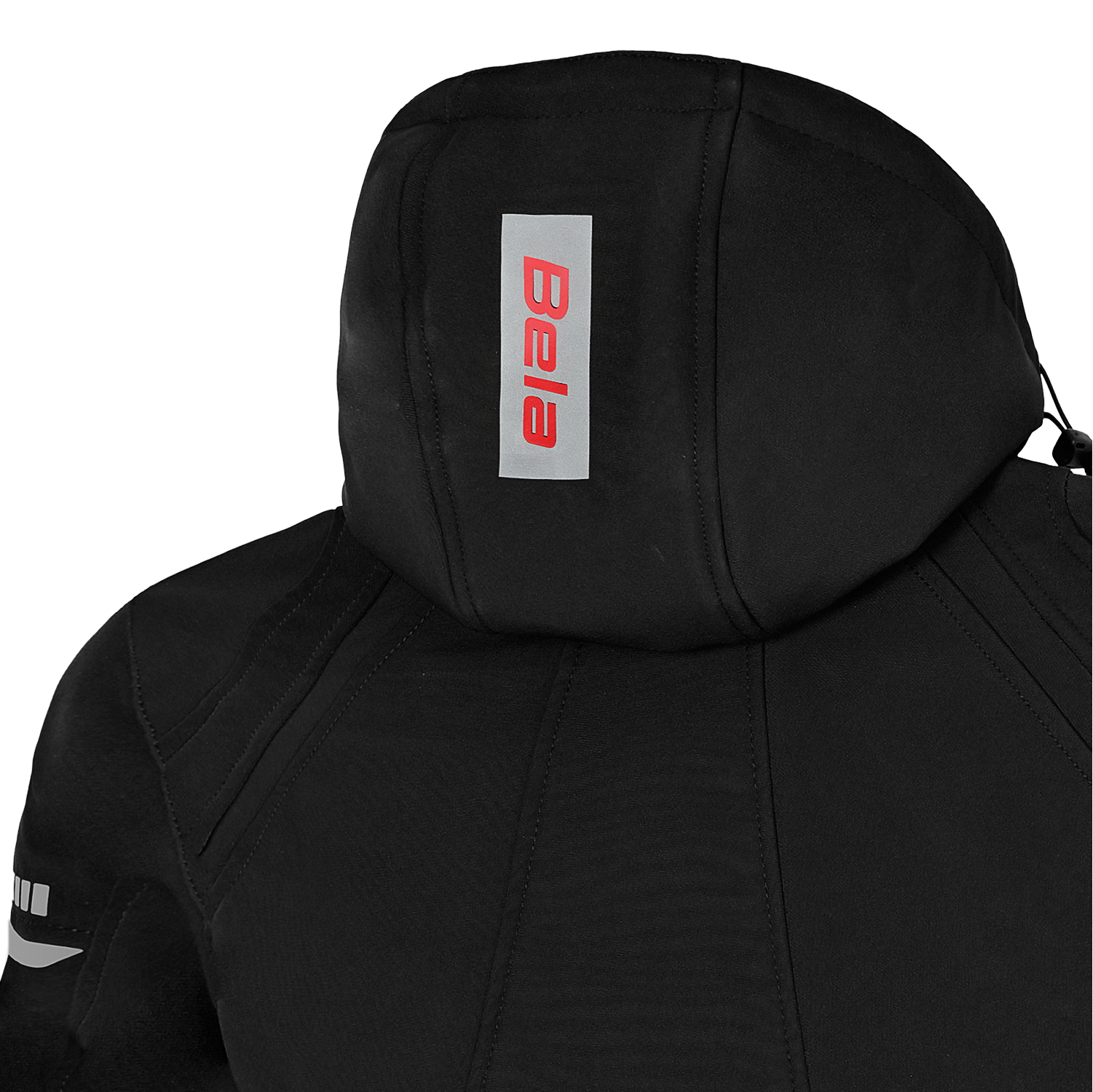 BELA BREEZE GIACCA UOMO SOFTSHELL PER CAPPUCCIO REMOVIBILE NERO/ROSSO 