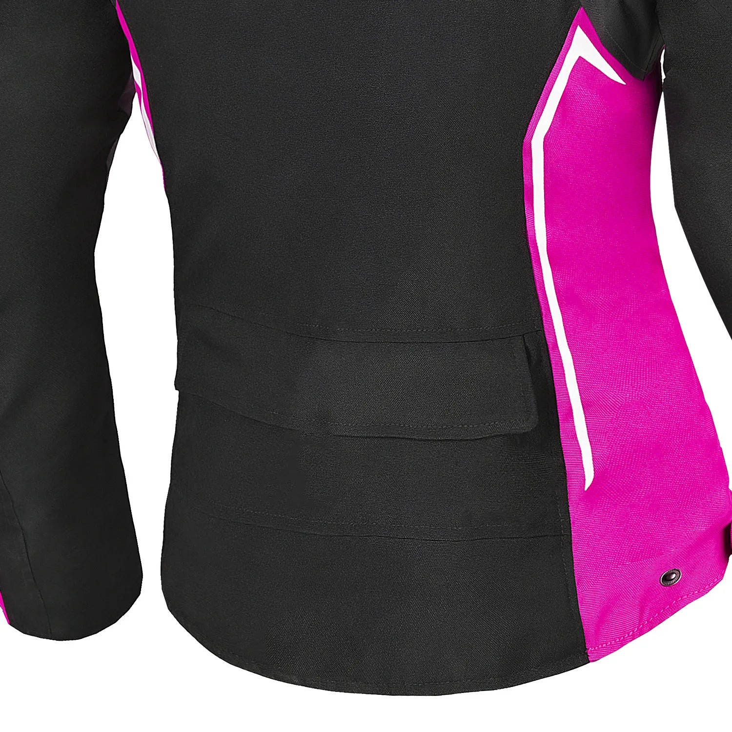 BELA ELANUR GIACCA DI MOTO DONNA NERO ANTRACITA ROSO 