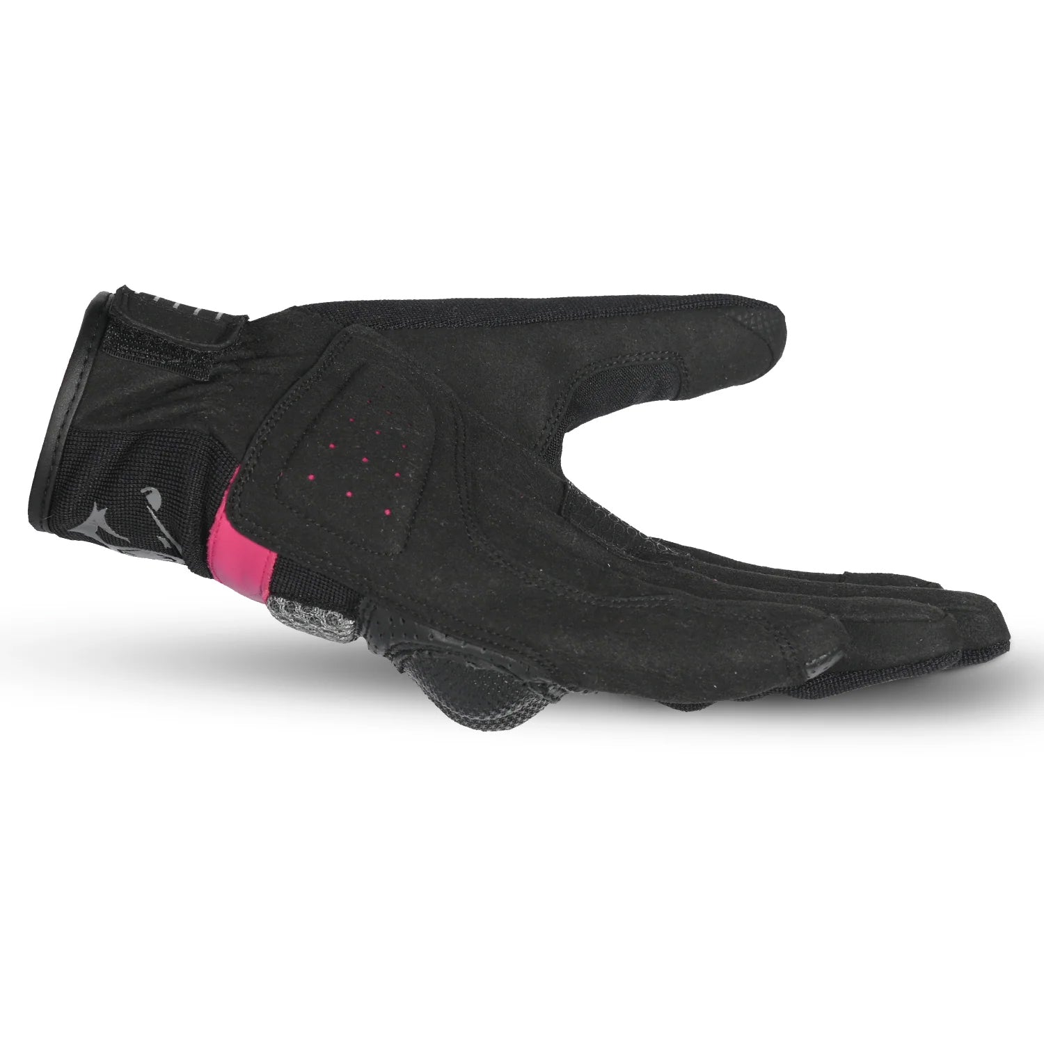 BELA - GUANTE TEXTIL HERO AIR LADY NERO/ROSA 