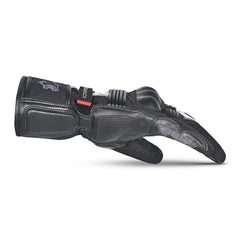 BELA - Guante Piel Ice Winter WP Negro/Blanco/Rojo 