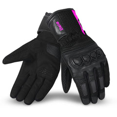 BELA TWIX GUANTI DONNA MOTO NERO ROSA 