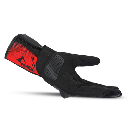 Guantes de moto Bela Twix para hombre - Negro/Rojo  – Yamoto.it