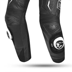 Bela Rocket nero Blanco 2PC Tute in Pelle Uomo cangaroo mix 