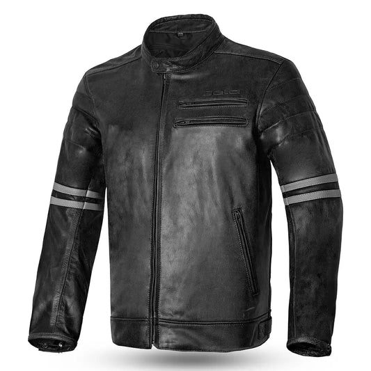 BELA - Royal Rider Vintage Giacca in Nero grigio vintage front
