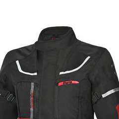 BELA TRANSFORMER GIACCA TOURING 3 IN 1 / NERO ROSSO 