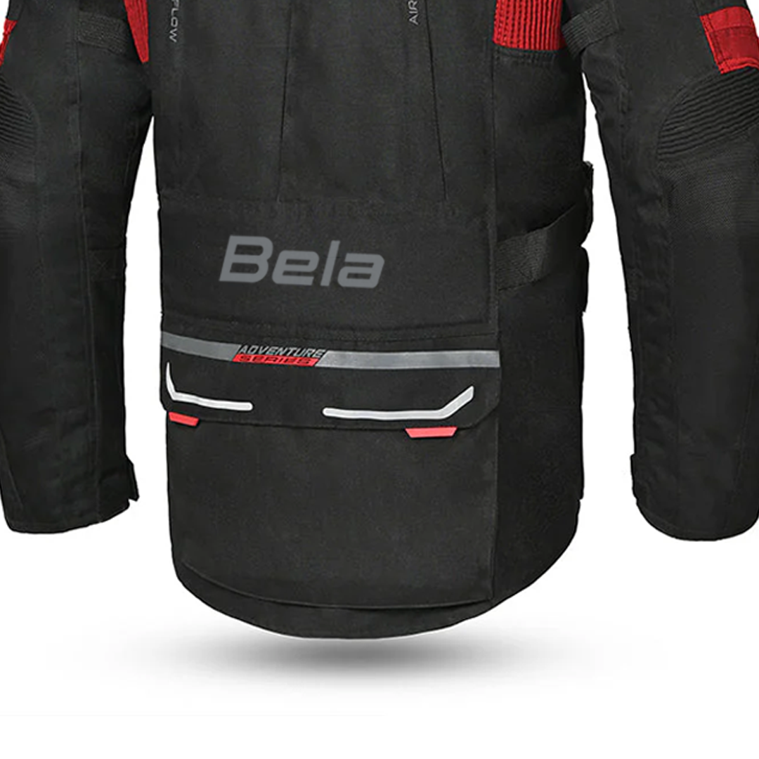 BELA TRANSFORMER GIACCA TOURING 3 IN 1 / NERO ROSSO 