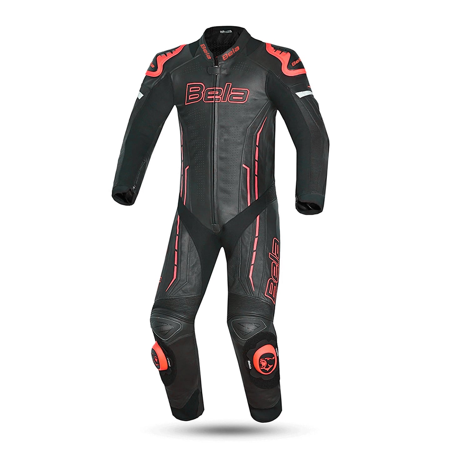 BELA 1PC TUTA ROCKET MIX CANGURO UOMO NERO/ROSSO 