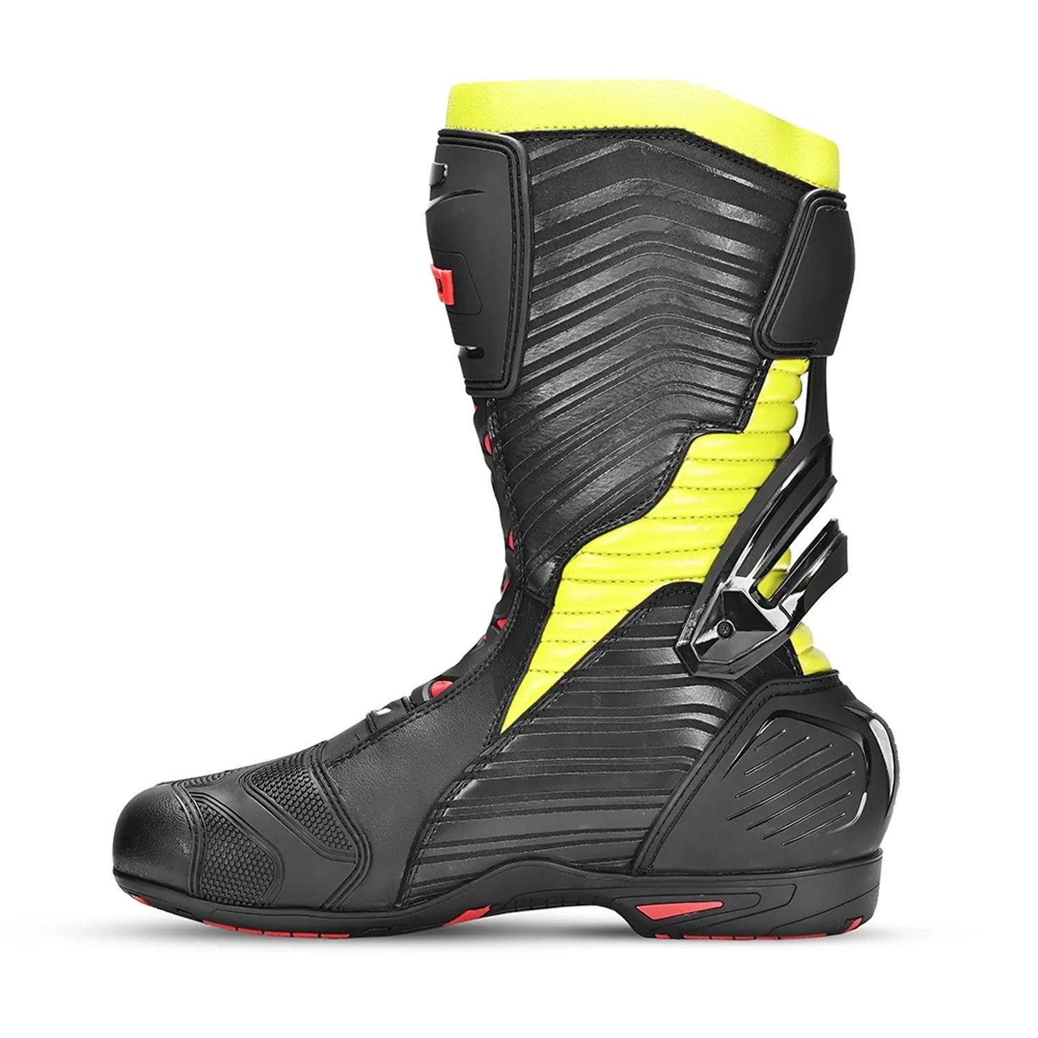 BELA AIR RIDER RACING STIVALI MOTO NERO GIALLO 