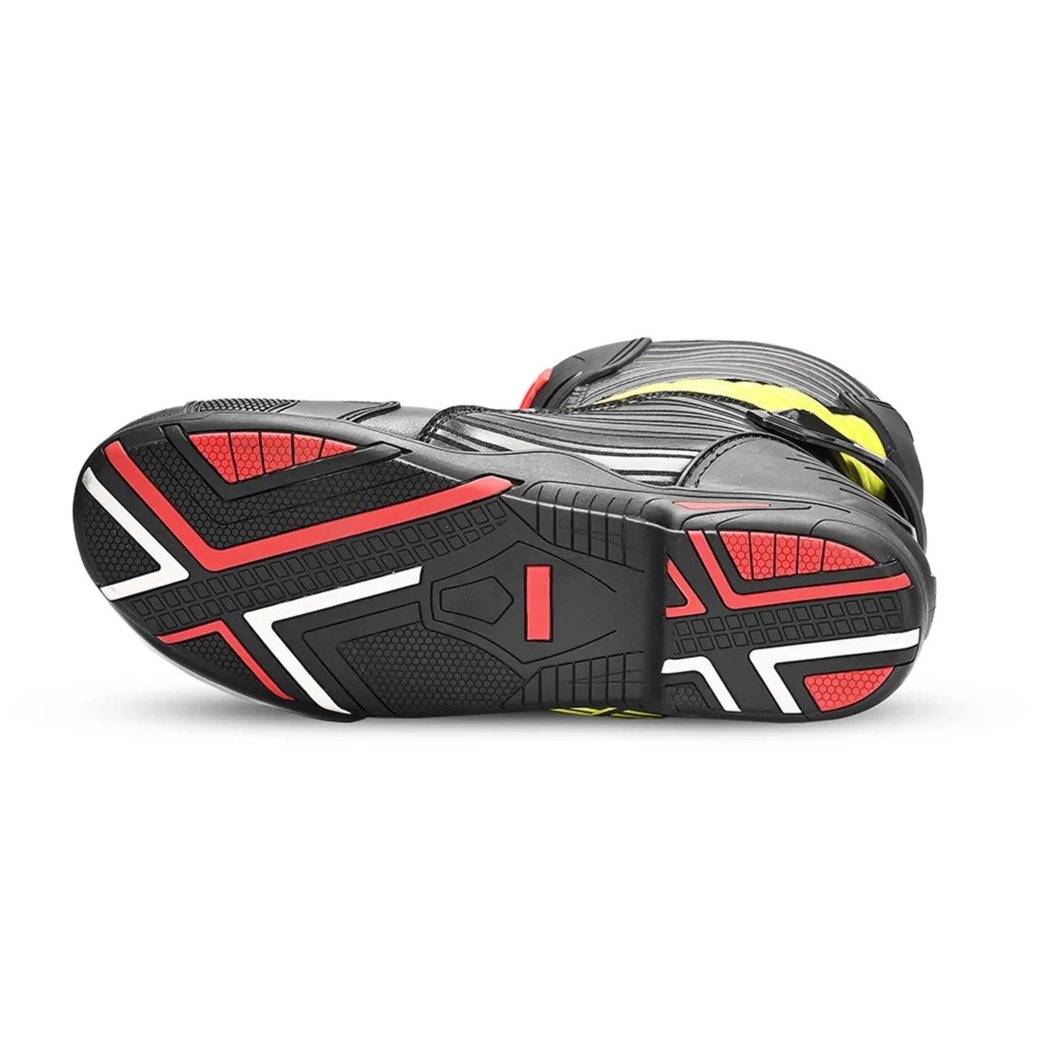 BELA AIR RIDER RACING STIVALI MOTO NERO GIALLO 