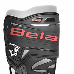 BELA AIR RIDER RACING STIVALI MOTO NERO GRIGIO 
