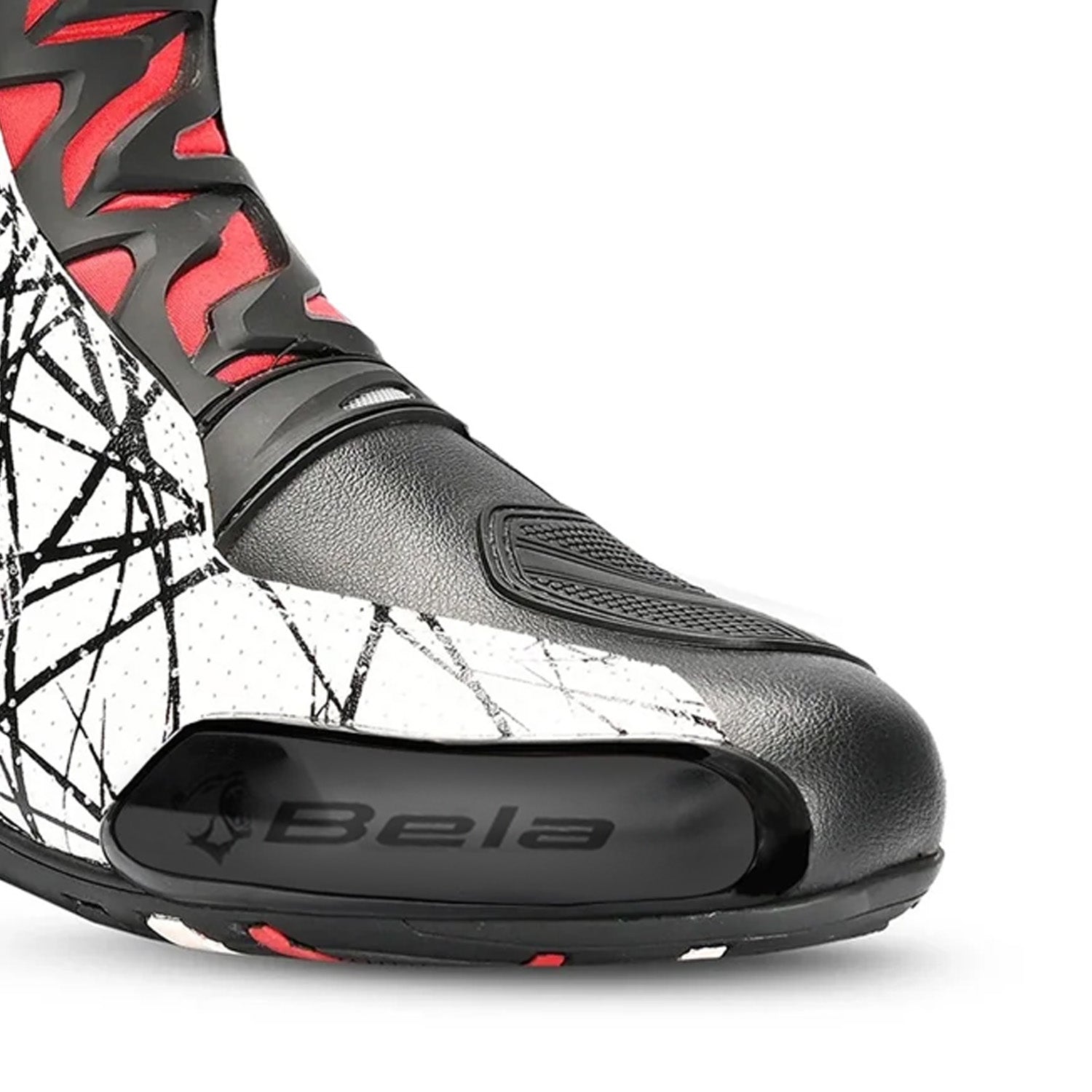 BELA  AIR RIDER RACING STIVALI MOTO NERO ROSSO 