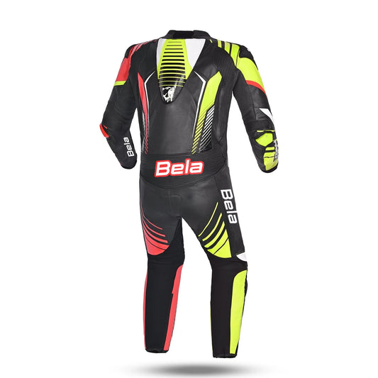 BELA ARAGON 1PC TUTA DE MOTO NERO ROSSO GIALLO – Yamoto.it