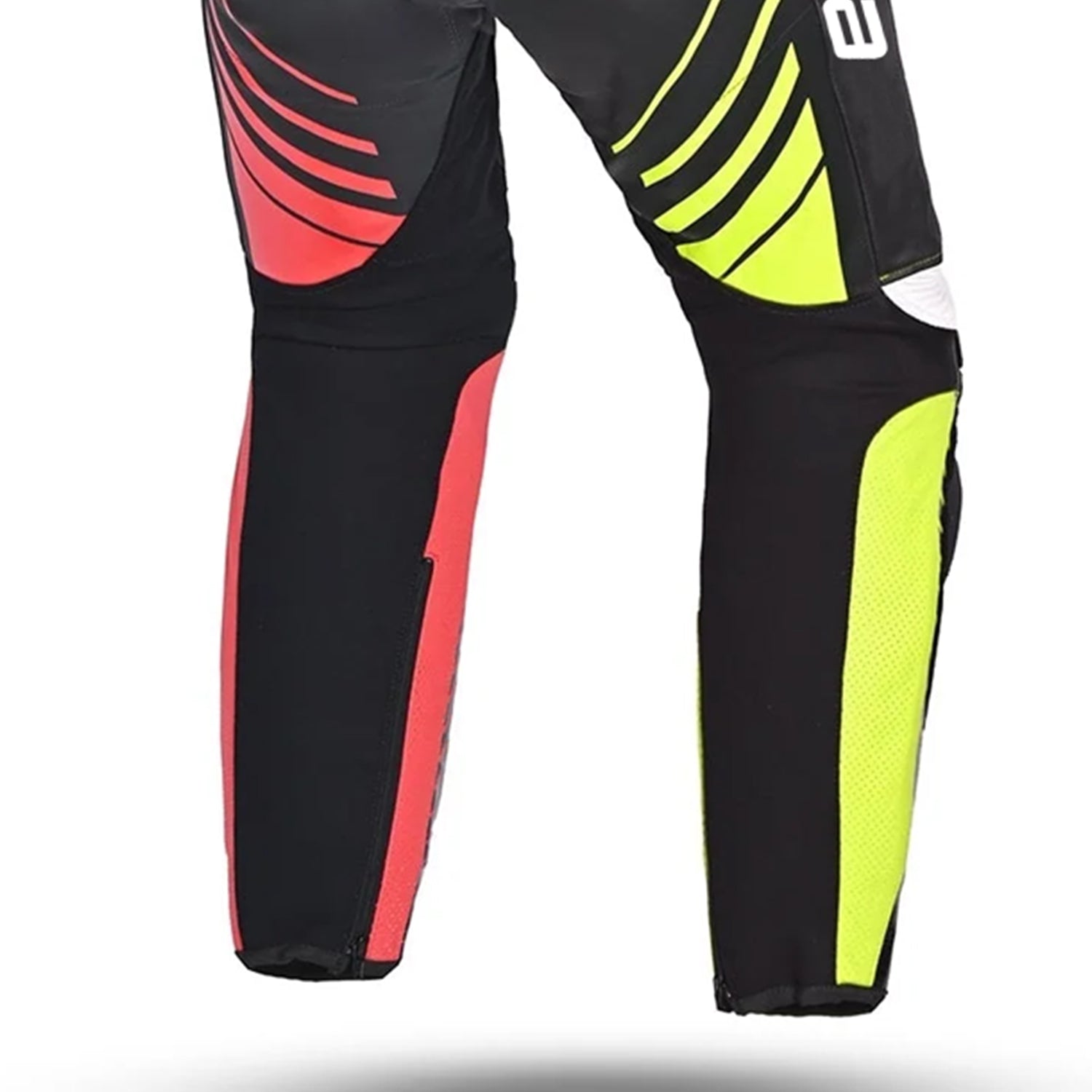 BELA ARAGON 1PC TUTA DE MOTO NERO ROSSO GIALLO 